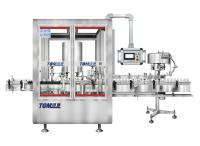 Máquina automática de tapón de acero inoxidable controlada por PLC rotativo para botella