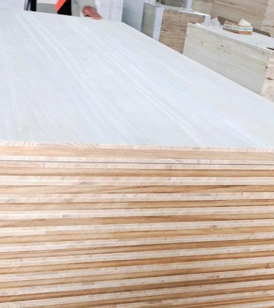 Três camadas de textura natural Paulownia, abóbora e pinheiro