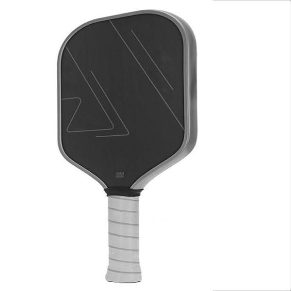 T700 Cloth Carbon Fiber Pickleball Paddle with 41.8cm Length and Grey Binding Strip