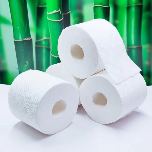 OEM Custom Logo 1/2/3/4 Layer Thick High Quality Washable Toilet Paper Rolls Soft Oversized Dot Box Packaging for Wholesale