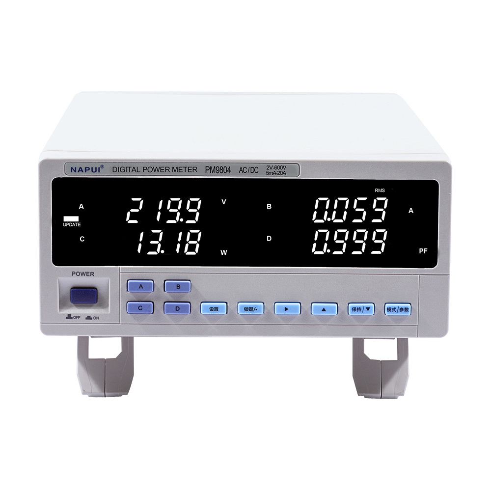 AC And DC Type Digital Power Meter True RMS Power Tester Strong Anti Interference