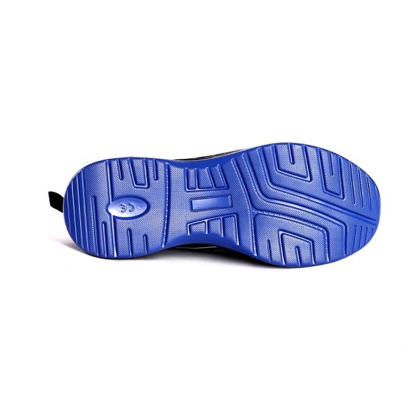 Кожаная сетка Металлическая стальная ножка унисекс Комфорт Противоскользящий масляному покрытию Синяя наружная подошва Безопасность обуви