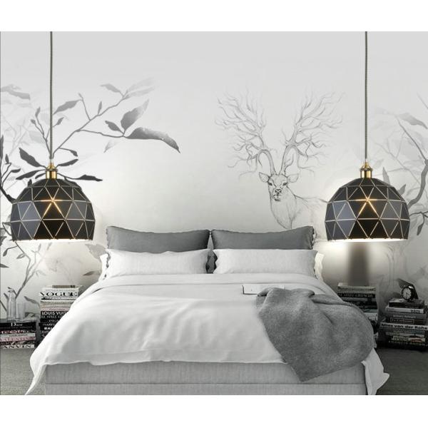 Zhongshan Modern Design Black Gold Metal Iron Ball Indoor Hanging Pendant Light Lamp Fixture for Kitchen Dinning Room