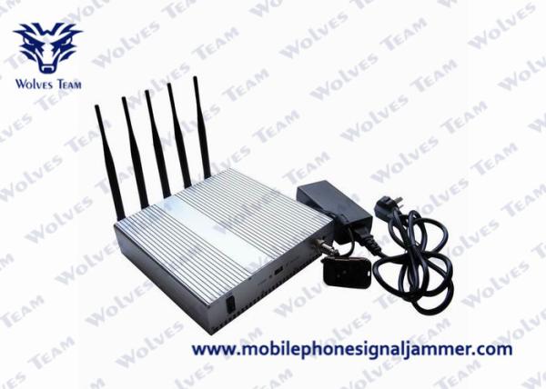 3G 4G Cellphone Remote Control Jammer DC 5V 45 - 55Hz Power Supply