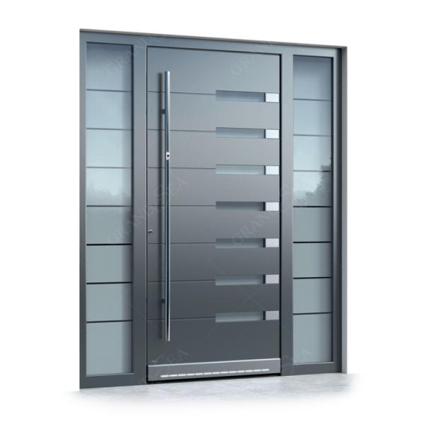 American Anti-Rust Bullet Proof Rotatable Exterior Front Villa Security 304 Stainless Steel Pivot Door