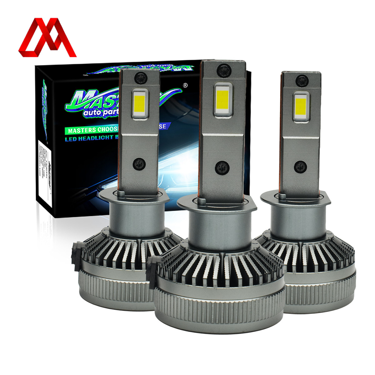 Мастера KV80 140W 14000 Люмен 6500K Холодный белый H1 H7 H11 Фары лампочки