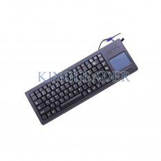 Clavier en plastique de l'ordinateur IP65 industriel évalué avec les touches de fonction et le Touchpad