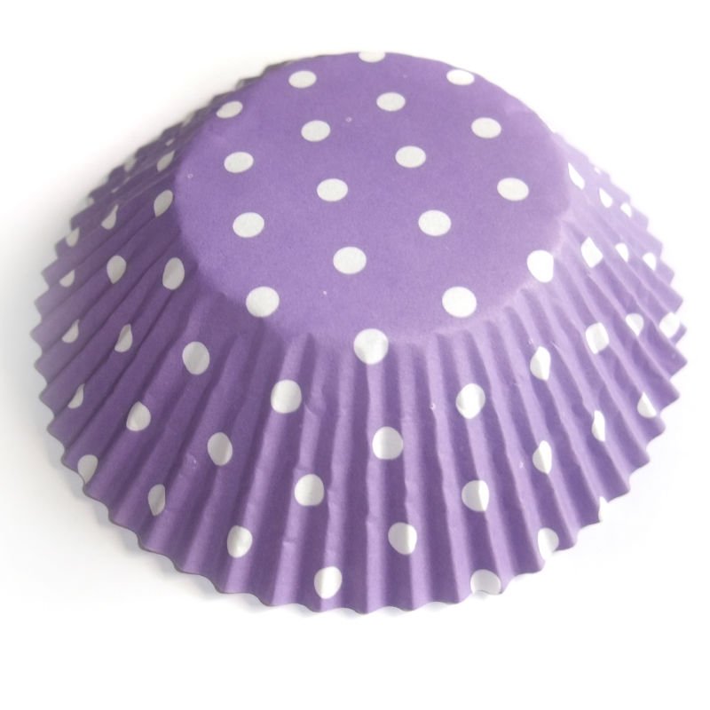 Purple Paper Cake Cup Decorative Cupcake Wrappers /  wraps of personalized gifts