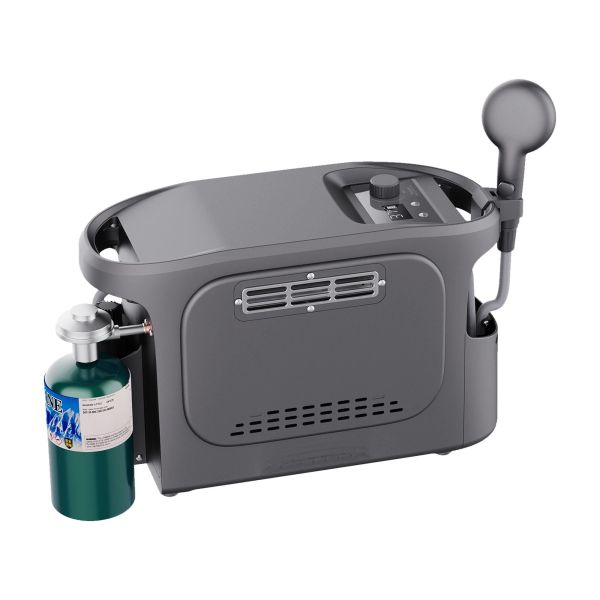Convenient Portable Gas Water Heater For Mobile Highway Cabin Shower Powered With Pump