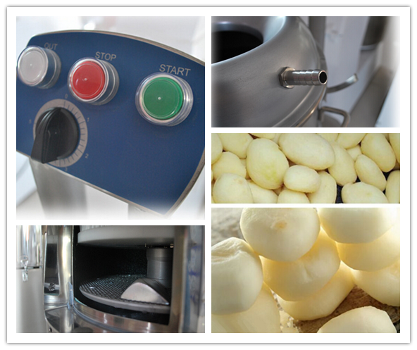 CE Approved Food Preparation Equipments , Electric Commercial Potato Peeler Machine