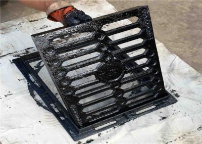 Sidewalk Cast Iron Drain Grate Covers Corrosion Resistance 800mm X 800mm
