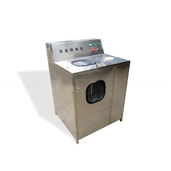 Полуавтоматическая машина для чистки бутылок для напитков в пластиковых упаковочных материалах