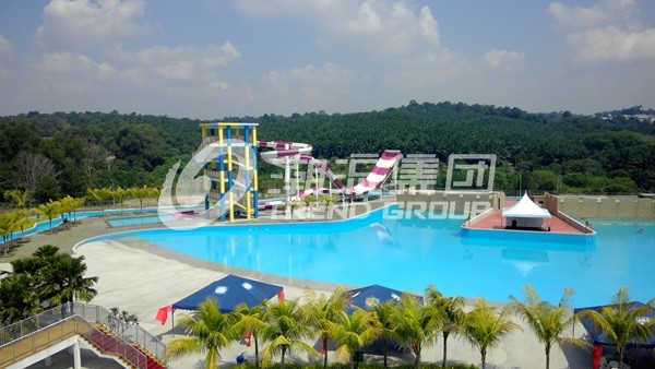 На открытом воздухе изготовленное на заказ скольжение Аква бумеранга парка атракционов водных горок бассейна для 2 человек для тематического аквапарк