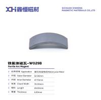 Poudre de strontium de ferrite broyée pressée pour former un aimant de ferrite pour moteur de moto W029B