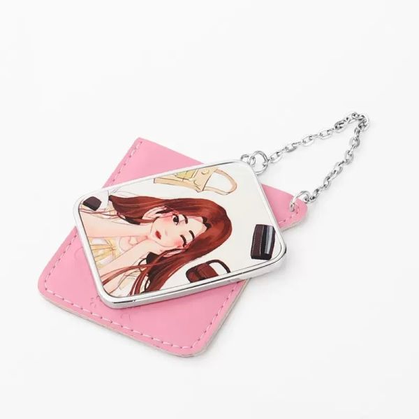 Unique Sublimation Compact Mirror With Case Blanks Custom Pocket Mirror