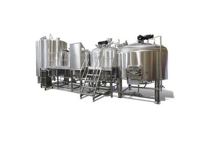 Customized 4 Vessel Brewhouse Stainless Steel Material 316 For Various Beer Brewery