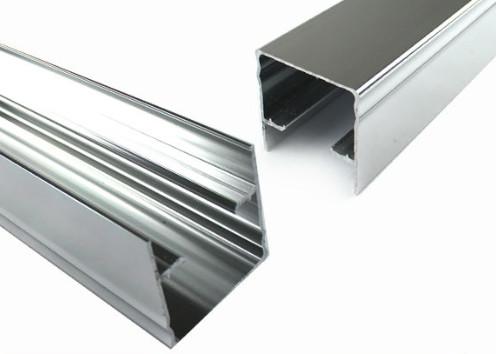 T5 Arch Aluminum Window Profiles , Glass Door Metal Frame Aluminum Profile