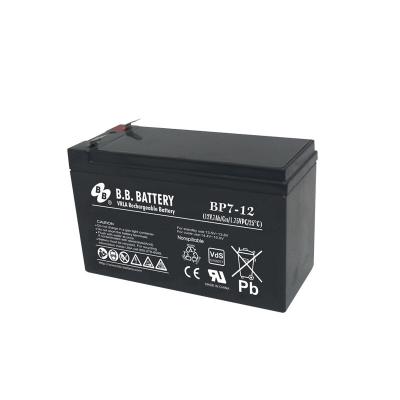 Maintenance Free Seal Lead Acid VRLA UPS Agm 12V 7ah Batterie Battery Rechargeable for Emergency Lighting System