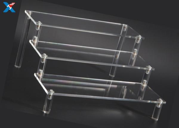 Clear Acrylic Jewelry Organizer / Three Layer Acrylic Makeup Organizer