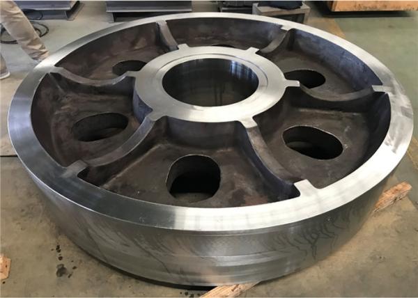 Vacuum Casting Process Alloy Steel Casting Parts Alloy Steel Wheels For Port Machine
