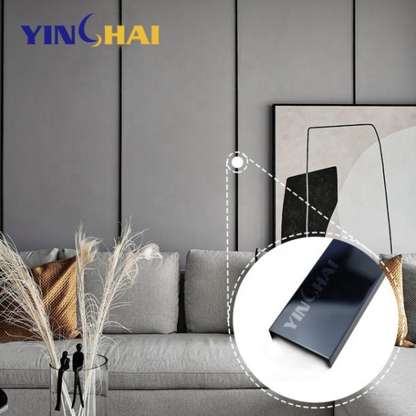 U Channel 304 Stainless Steel Edging Strip For Kitchen Floor Corner Decoration