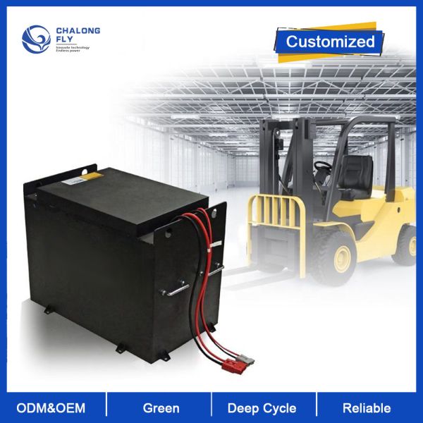 LiFePO4 Forklift Lithium Battery Smart BMS 5000+ Cycles 1C Fast Charge 160Wh/kg CAN Bus IP67 80V 500Ah