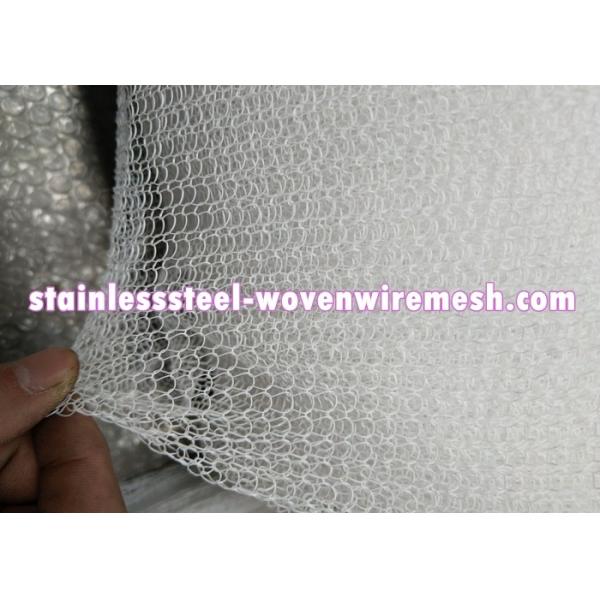 PP PE PTFE Knitted Metal Mesh Width 6 - 30  Wear And Abrasion Resistance