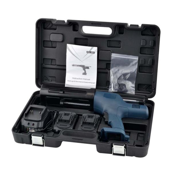 18V cordless electric 400ml 1:1 two component injection gun caulk gun