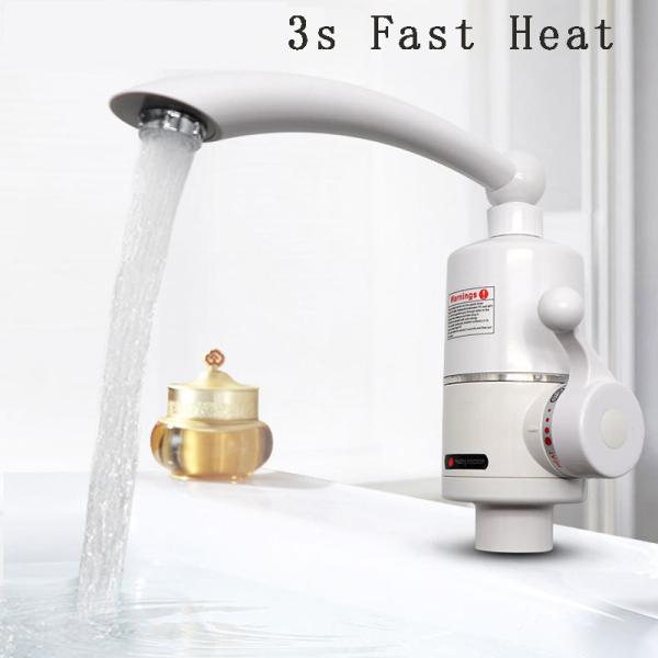 220V Instant Heating Water Faucet IPX4 Fast Electric Heating Water Tap Plastic Material