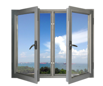 Soundproof Thermal Break Aluminum Casement Windows Doors For Residential Commercial