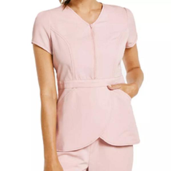 Medical Hospital Nursing Hospital Scrubs Sets Custom Logo Solid Color  Stretch