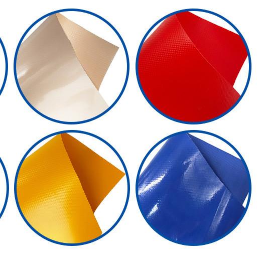0.4-1mm tecido revestido de PVC impermeável rolos de lonas retardantes de fogo lonas de PVC tela