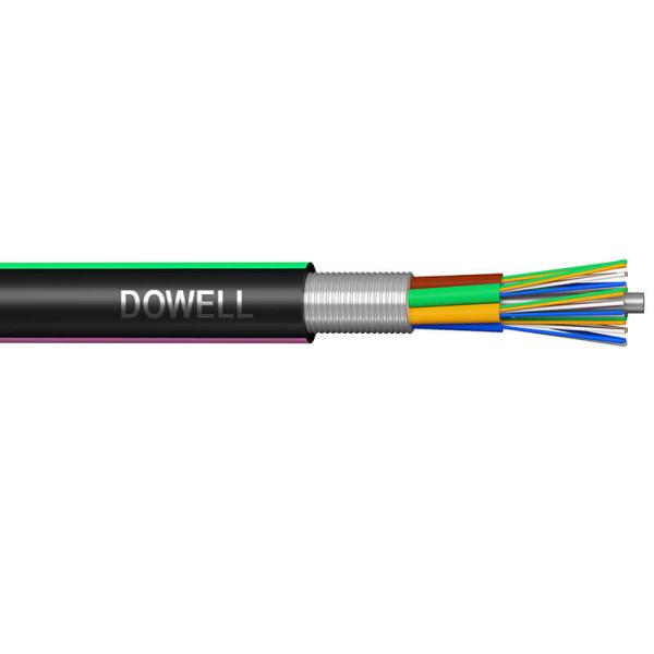 GYTA Cable de fibra multi-modo enrolado tubo solto PE enrolamento de alumínio