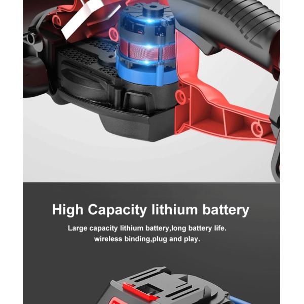 Перезаряжаемая беспроводная стрижка травы и кустарниковая стрижка ручная 21В Электрическая стрижка травы