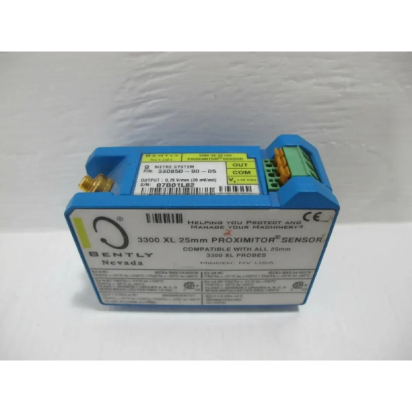 330850-90-05 Bently Nevada 3300 XL 25 mm Proximitor Sensor with Slim Design and RFI/EMI Immunity