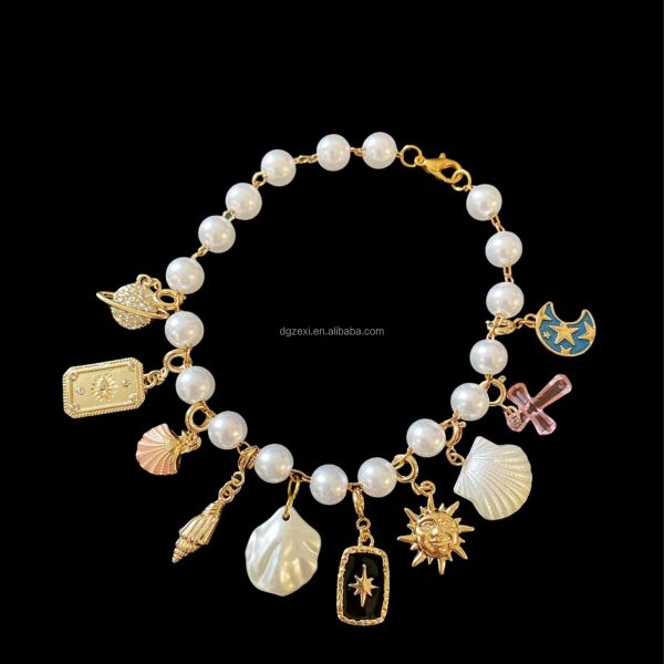 CZX Pet Cute Handmade Necklace with Selection of Pendants Designed for Cat Dog Collar