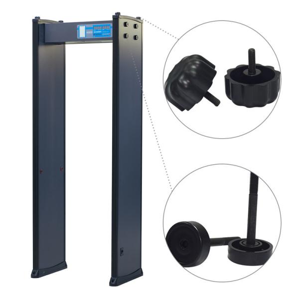 High Precision 4 zones scanner metal detector Walk Through for Factory safe