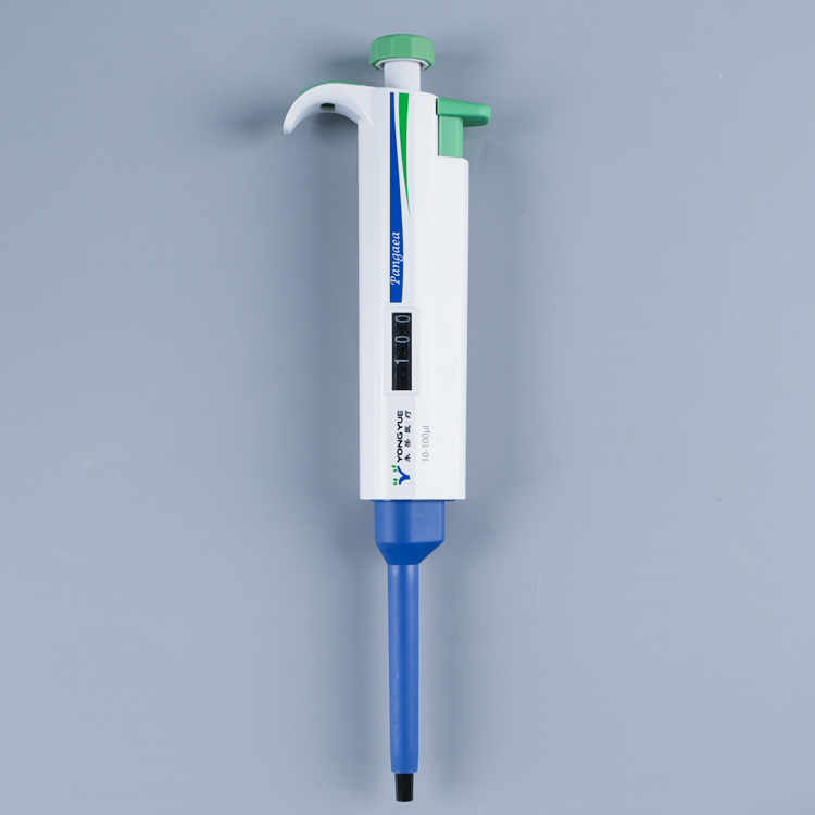 10-100ul Medical Single Channel Lab Pipettes High Accuracy Hand Controlled медицинская лаборатория одиночного канала 10-100ul капает контролируемую руку из пипетки высокой точности