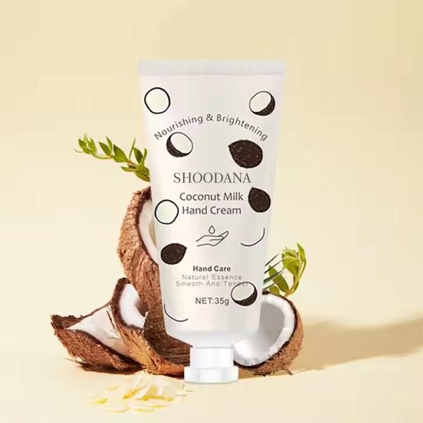 Marque privée hydratant blanchissant lait de coco hydratant crème pour les mains lotion