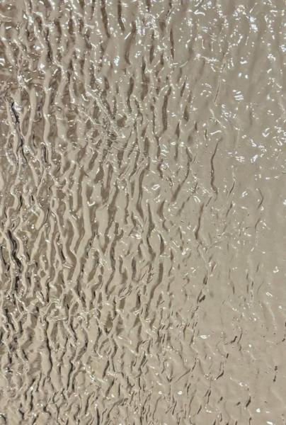 Elegant Stainless Steel Kitchen Backsplash Ripple Panel Durable Stylish Wave Design