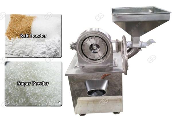 Dry Food Sugar Grinder Pulverizer / Salt Sugar Powder Making Machine High Speed