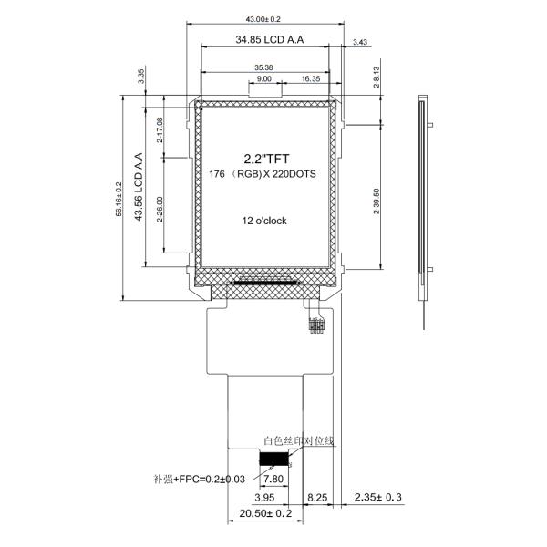 Графический экран TFT 2,2 дюйма SPI TFT LCD дисплейный экран модуль с/WO RTP