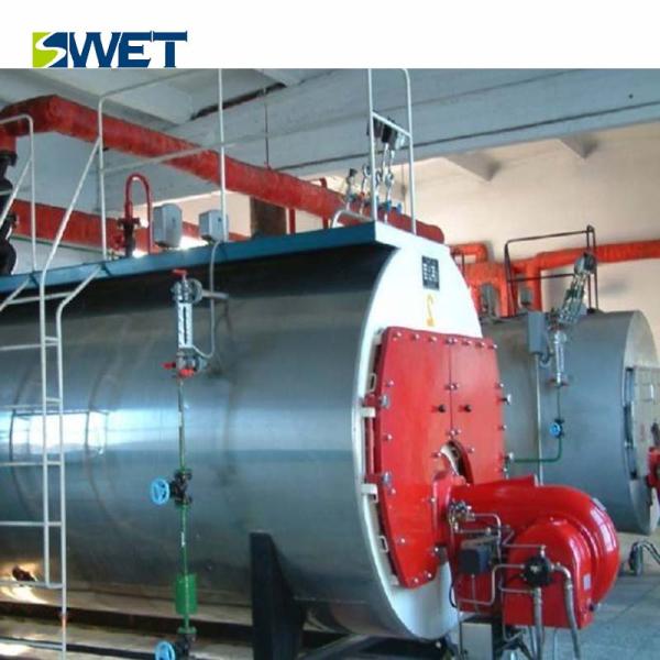 Sufficient Output Industrial Gas Fired Boilers , Water Pipe Type Horizontal Boiler