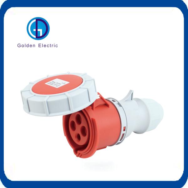 16A 32A 63A 125A Tela de tomada industrial com tomada de cobertura IP 67 Tipo homem e mulher