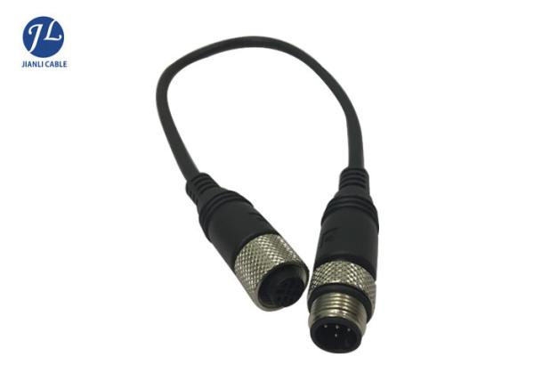 Reverse Camera M12 Extension Cable 5 Pin Male To Female Connector 30CM Length