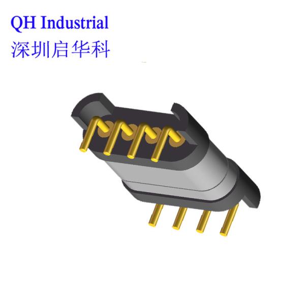 4Pin New Zealand Adapter Magnetic Pogo Pin Connector Pogo Pin Header Battery Magnetic Connector Pogo Pin Charging