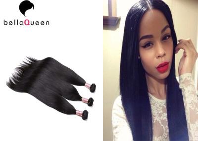 Da mulher do uso Weave indiano cru preto natural do cabelo do Virgin por muito tempo em linha reta