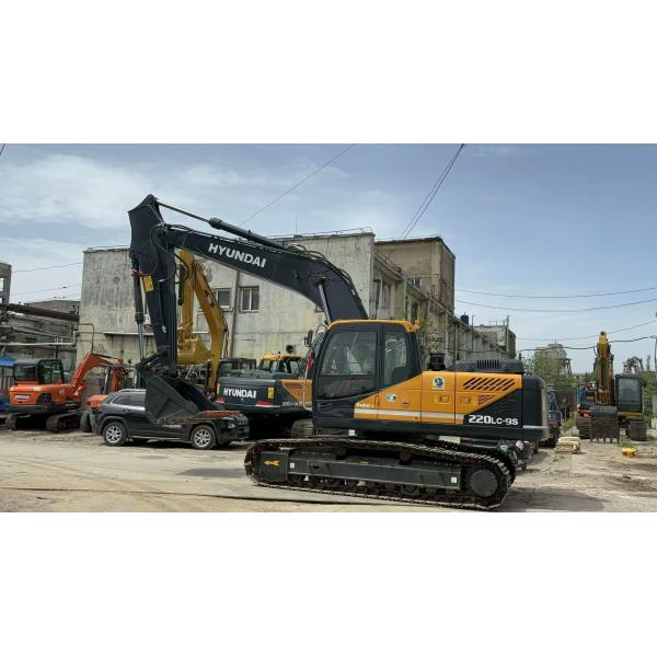 Excavateur Hyundai R220LC-9S d'occasion en excellent état / Excavateur Hyundai Crawler d'occasion à vendre