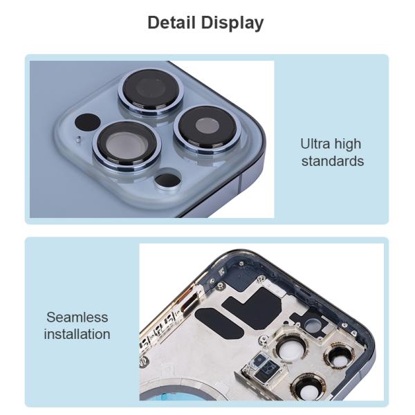 13 Pro 13Mini Iphone arrière verre couverture de batterie boîtier de smartphone