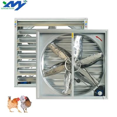 Pig Pen Using 1380mm Wall Mounted Heavy Hammer Box Exhaust Fan for Industrial Poultry Greenhouse Cooling System